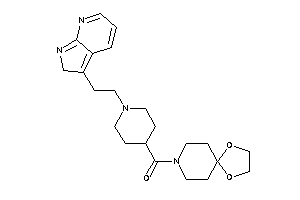 1,4-dioxa-8-azaspiro[4.5]decan-8-yl-[1-[2-(2H-pyrrolo[2,3-b]pyridin-3-yl)ethyl]-4-piperidyl]methanone