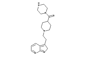 Piperazino-[1-[2-(2H-pyrrolo[2,3-b]pyridin-3-yl)ethyl]-4-piperidyl]methanone