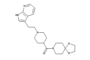 1,4-dioxa-8-azaspiro[4.5]decan-8-yl-[1-[2-(1H-pyrrolo[2,3-b]pyridin-3-yl)ethyl]-4-piperidyl]methanone