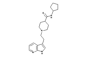 N-cyclopentyl-1-[2-(1H-pyrrolo[2,3-b]pyridin-3-yl)ethyl]isonipecotamide