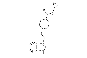 N-cyclopropyl-1-[2-(1H-pyrrolo[2,3-b]pyridin-3-yl)ethyl]isonipecotamide