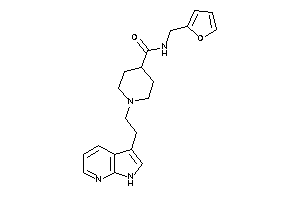 N-(2-furfuryl)-1-[2-(1H-pyrrolo[2,3-b]pyridin-3-yl)ethyl]isonipecotamide