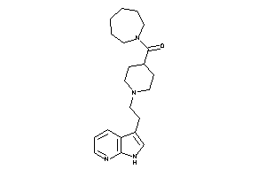 Azepan-1-yl-[1-[2-(1H-pyrrolo[2,3-b]pyridin-3-yl)ethyl]-4-piperidyl]methanone