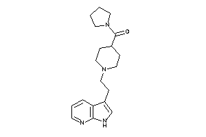 Pyrrolidino-[1-[2-(1H-pyrrolo[2,3-b]pyridin-3-yl)ethyl]-4-piperidyl]methanone