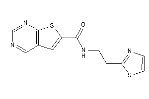 N-(2-thiazol-2-ylethyl)thieno[2,3-d]pyrimidine-6-carboxamide