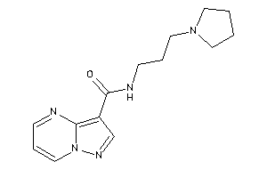 N-(3-pyrrolidinopropyl)pyrazolo[1,5-a]pyrimidine-3-carboxamide