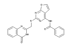 N-[2-[(4-keto-3H-quinazolin-2-yl)methylthio]furo[2,3-d]pyrimidin-4-yl]benzamide