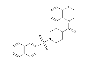 2,3-dihydro-1,4-benzothiazin-4-yl-[1-(2-naphthylsulfonyl)-4-piperidyl]methanone