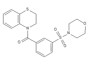 2,3-dihydro-1,4-benzothiazin-4-yl-(3-morpholinosulfonylphenyl)methanone