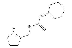 2-cyclohexylidene-N-(pyrrolidin-2-ylmethyl)acetamide