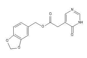 2-(6-keto-1H-pyrimidin-5-yl)acetic Acid Piperonyl Ester