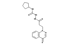 1-cyclopentyl-3-[3-(4-ketocinnolin-1-yl)propanoylamino]thiourea