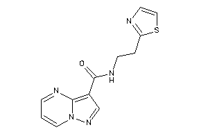 N-(2-thiazol-2-ylethyl)pyrazolo[1,5-a]pyrimidine-3-carboxamide