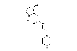 N-(2-piperazinoethyl)-2-succinimido-acetamide