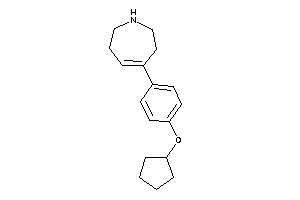4-[4-(cyclopentoxy)phenyl]-2,3,6,7-tetrahydro-1H-azepine
