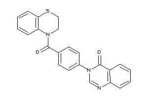 3-[4-(2,3-dihydro-1,4-benzothiazine-4-carbonyl)phenyl]quinazolin-4-one