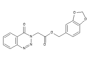 2-(4-keto-1,2,3-benzotriazin-3-yl)acetic Acid Piperonyl Ester