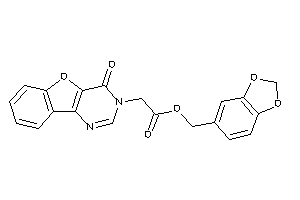 2-(4-ketobenzofuro[3,2-d]pyrimidin-3-yl)acetic Acid Piperonyl Ester