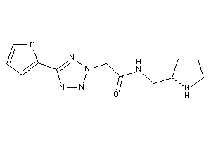 2-[5-(2-furyl)tetrazol-2-yl]-N-(pyrrolidin-2-ylmethyl)acetamide