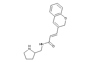 3-(2H-chromen-3-yl)-N-(pyrrolidin-2-ylmethyl)acrylamide