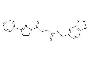 4-keto-4-(3-phenyl-2-pyrazolin-1-yl)butyric Acid Piperonyl Ester