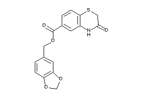 3-keto-4H-1,4-benzothiazine-6-carboxylic Acid Piperonyl Ester