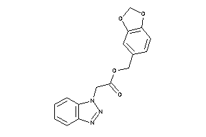 2-(benzotriazol-1-yl)acetic Acid Piperonyl Ester