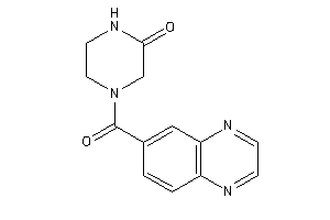 4-(quinoxaline-6-carbonyl)piperazin-2-one