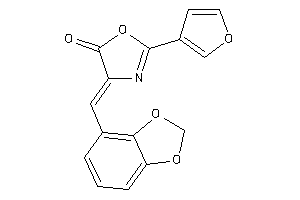 4-(1,3-benzodioxol-4-ylmethylene)-2-(3-furyl)-2-oxazolin-5-one