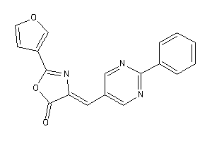 2-(3-furyl)-4-[(2-phenylpyrimidin-5-yl)methylene]-2-oxazolin-5-one