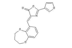 4-(3,4-dihydro-2H-1,5-benzodioxepin-6-ylmethylene)-2-(3-furyl)-2-oxazolin-5-one