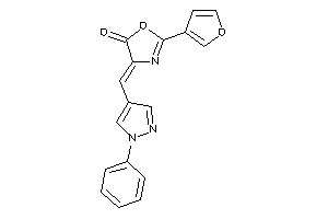 2-(3-furyl)-4-[(1-phenylpyrazol-4-yl)methylene]-2-oxazolin-5-one