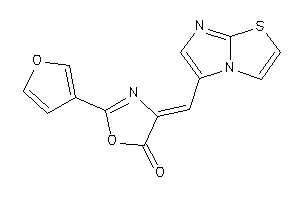 2-(3-furyl)-4-(imidazo[2,1-b]thiazol-5-ylmethylene)-2-oxazolin-5-one