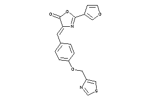 2-(3-furyl)-4-[4-(thiazol-4-ylmethoxy)benzylidene]-2-oxazolin-5-one