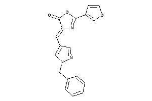 4-[(1-benzylpyrazol-4-yl)methylene]-2-(3-furyl)-2-oxazolin-5-one