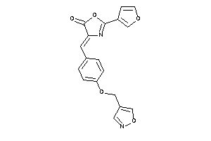 2-(3-furyl)-4-[4-(isoxazol-4-ylmethoxy)benzylidene]-2-oxazolin-5-one