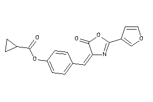 Cyclopropanecarboxylic Acid [4-[[2-(3-furyl)-5-keto-2-oxazolin-4-ylidene]methyl]phenyl] Ester