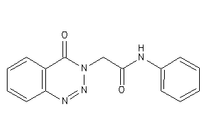 2-(4-keto-1,2,3-benzotriazin-3-yl)-N-phenyl-acetamide