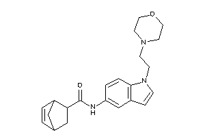 N-[1-(2-morpholinoethyl)indol-5-yl]bicyclo[2.2.1]hept-2-ene-5-carboxamide