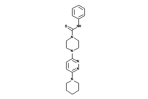 N-phenyl-4-(6-piperidinopyridazin-3-yl)piperazine-1-carboxamide