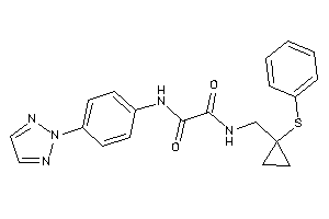 N-[[1-(phenylthio)cyclopropyl]methyl]-N'-[4-(triazol-2-yl)phenyl]oxamide