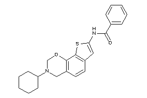 Image of N-(3-cyclohexyl-2,4-dihydrothieno[3,2-h][1,3]benzoxazin-8-yl)benzamide
