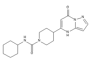 N-cyclohexyl-4-(7-keto-4H-pyrazolo[1,5-a]pyrimidin-5-yl)piperidine-1-carboxamide