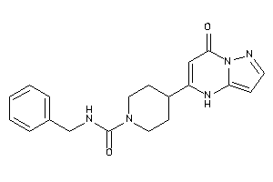 Image of N-benzyl-4-(7-keto-4H-pyrazolo[1,5-a]pyrimidin-5-yl)piperidine-1-carboxamide