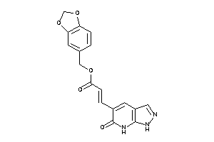 3-(6-keto-1,7-dihydropyrazolo[3,4-b]pyridin-5-yl)acrylic Acid Piperonyl Ester