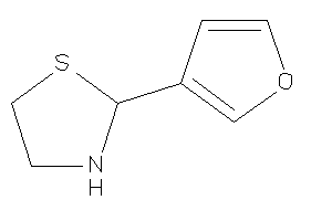 Image of 2-(3-furyl)thiazolidine