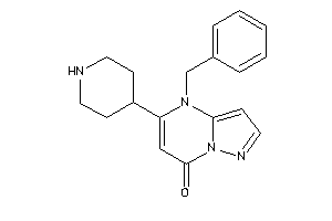 4-benzyl-5-(4-piperidyl)pyrazolo[1,5-a]pyrimidin-7-one