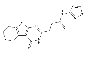 N-isoxazol-3-yl-3-(4-keto-5,6,7,8-tetrahydro-3H-benzothiopheno[2,3-d]pyrimidin-2-yl)propionamide