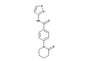 N-isoxazol-3-yl-4-(2-ketopiperidino)benzamide