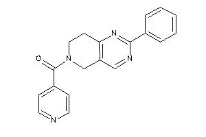 (2-phenyl-7,8-dihydro-5H-pyrido[4,3-d]pyrimidin-6-yl)-(4-pyridyl)methanone